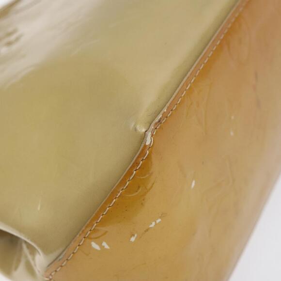 LOUIS VUITTON Monogram Vernis Reade PM Hand Bag Beige M91334 - Picture 14 of 16